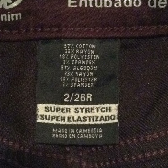 NWOT MOSSIMO MID RISE SKINNY- - Picture 5 of 5